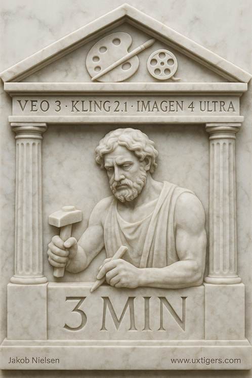A stone carving of a person holding a hammer

AI-generated content may be incorrect.