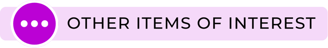 Other items of interest