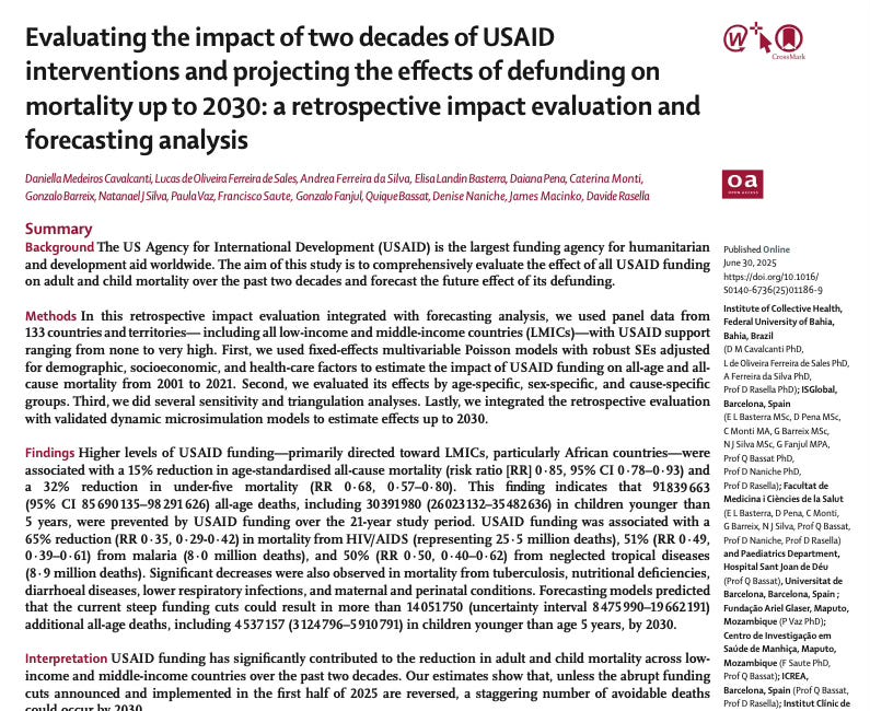 ChatGPT-4o: Is Elon Musk responsible for potentially 14 million deaths? Including 4.5 million children under the age of five?