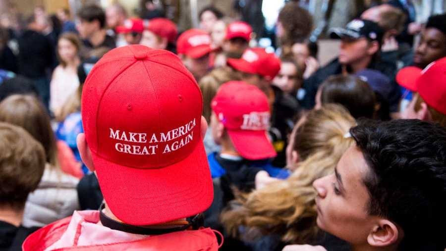 Fact Check: Posts target President Trump with false claim on MAGA hats