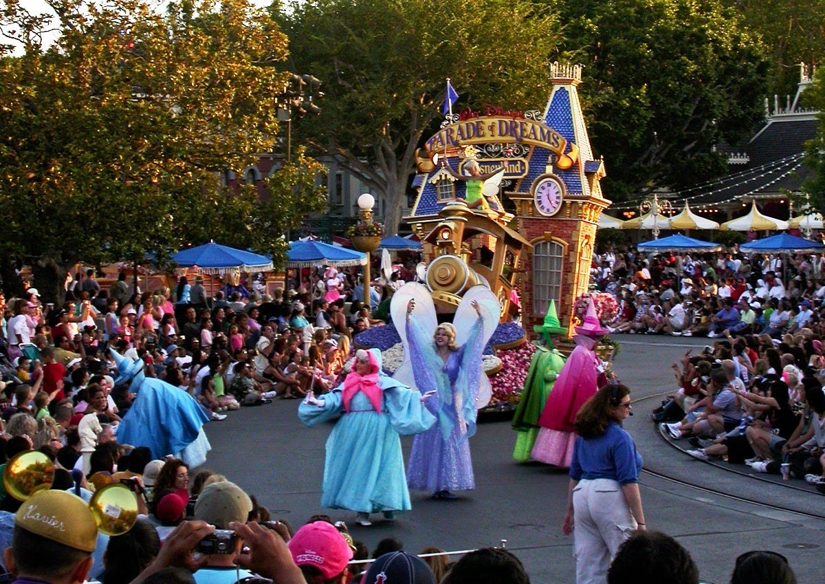 Walt Disney's Parade of Dreams at Disneyland in 2005. Image: DimiTalen via Wikimedia Commons