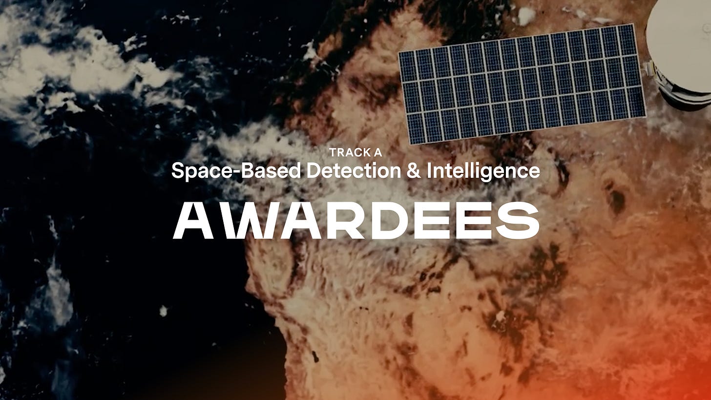 Track A: Space-Based Wildfire Detection & Intelligence&nbsp;Awardees
