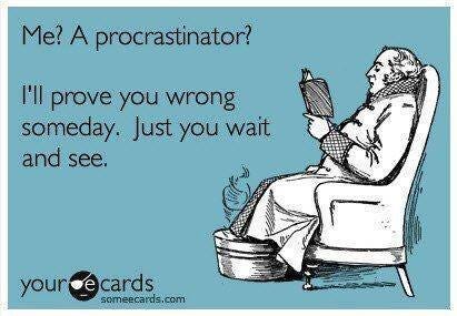 procrastination meme : Second Language Strategies