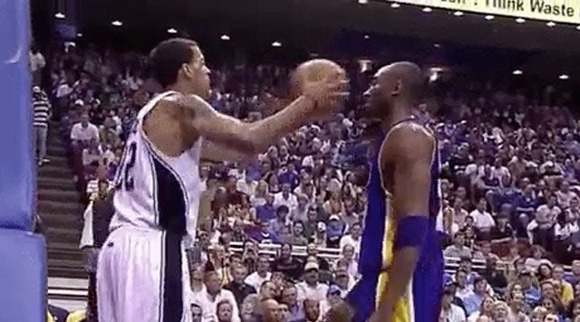 Footage and debate of 'no flinch' Kobe Bryant has resurfaced Footage and debate of 'no flinch' Kobe Bryant has resurfaced