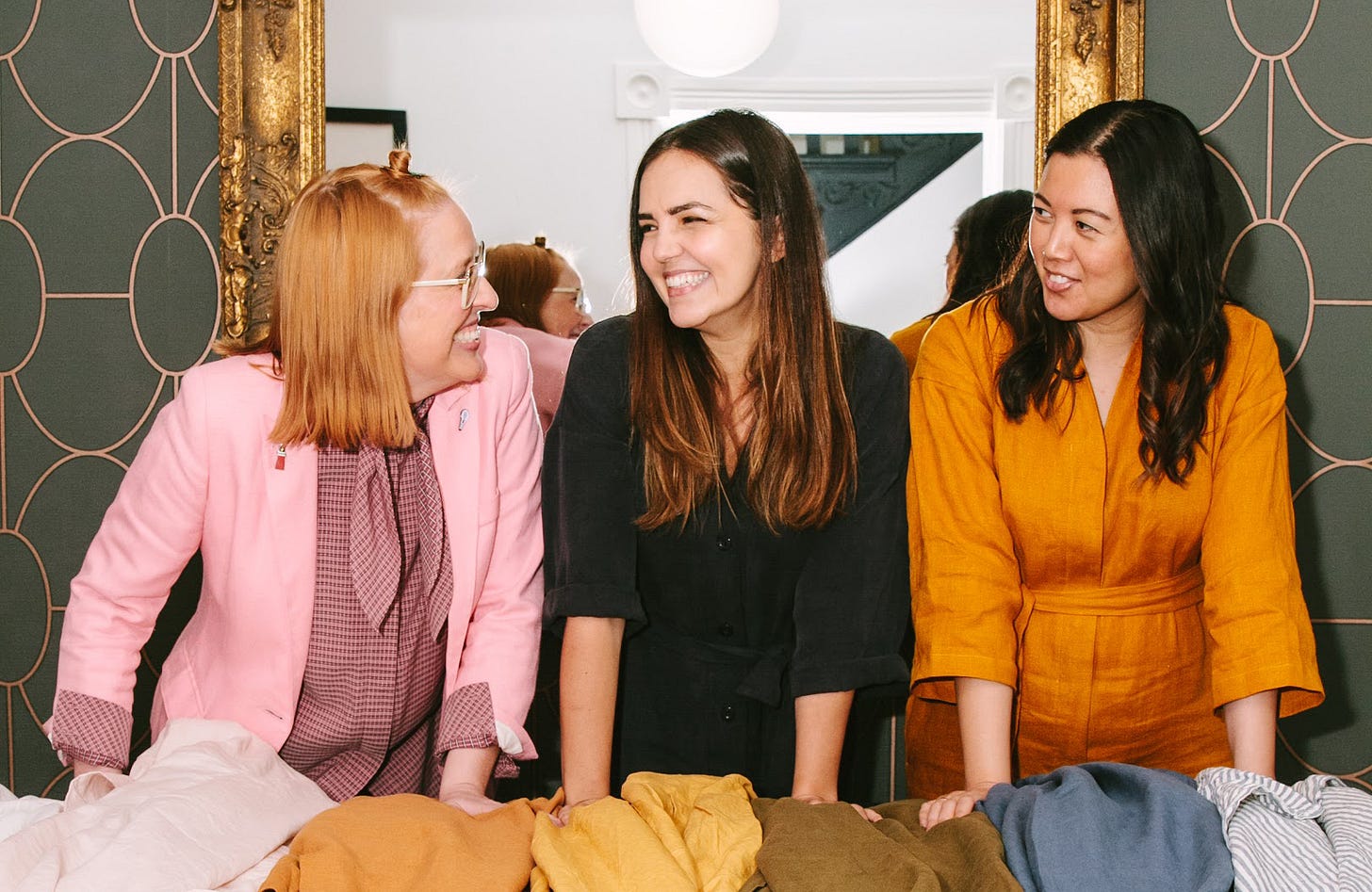 Anna, Oana, and Vivian of Flax Home