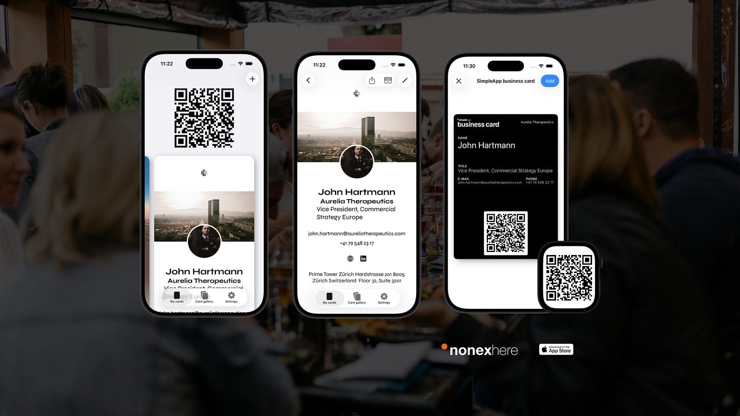 Digital nomad networking at a coworking space while sharing contact details using Digital Business Card SA through QR codes and Apple Wallet Digital nomad networking at a coworking space while sharing contact details using Digital Business Card SA through QR codes and Apple Wallet
