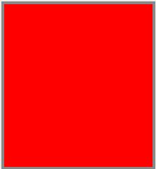 A red rectangular object with a white border

Description automatically generated