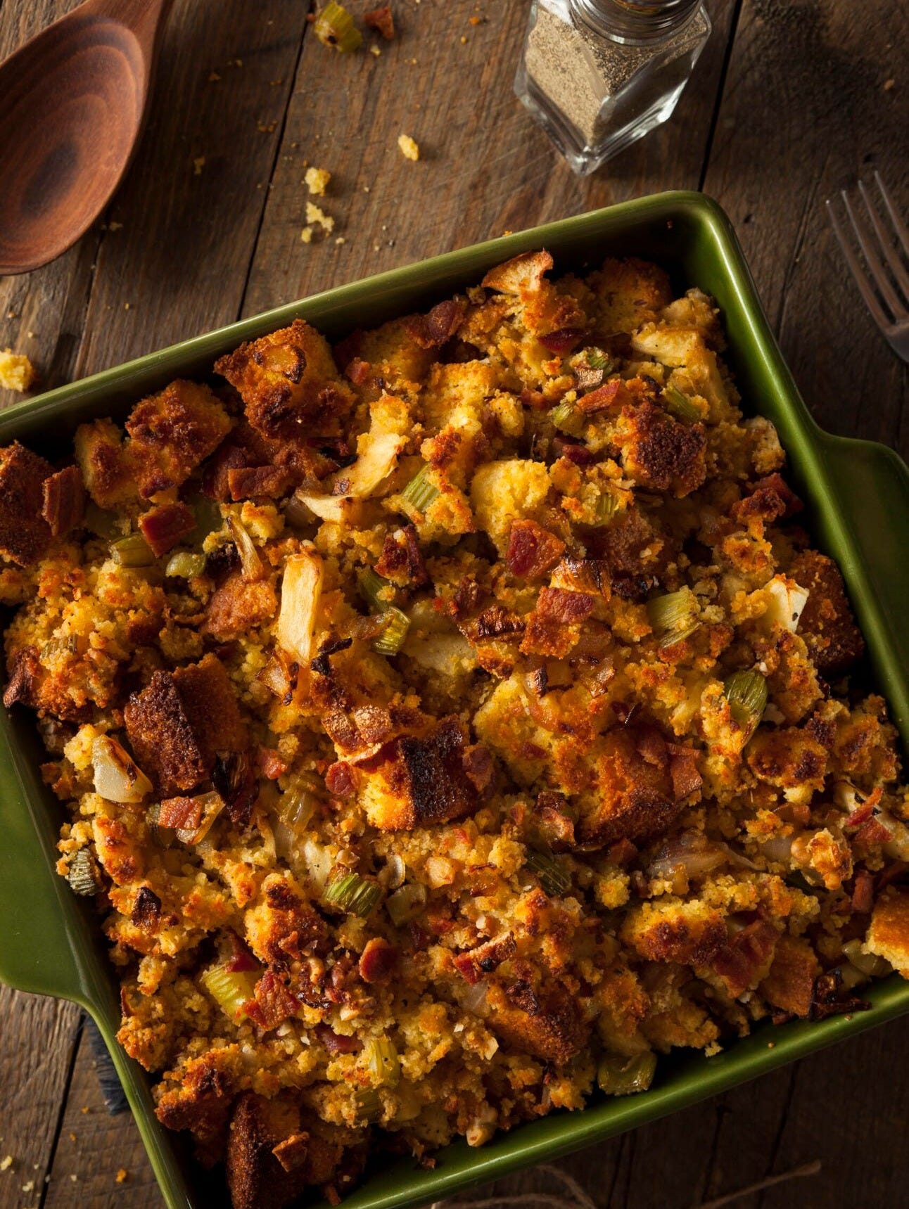Gluten-Free Saffron Sourdough Stuffing