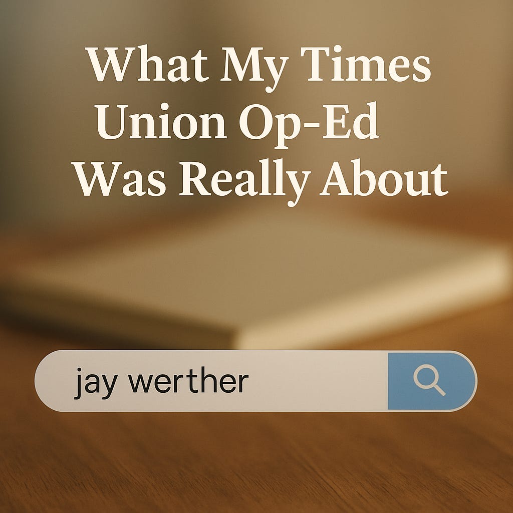 What My Times Op Ed Was Really About     Jay Werther Digital Redemption and Recovery