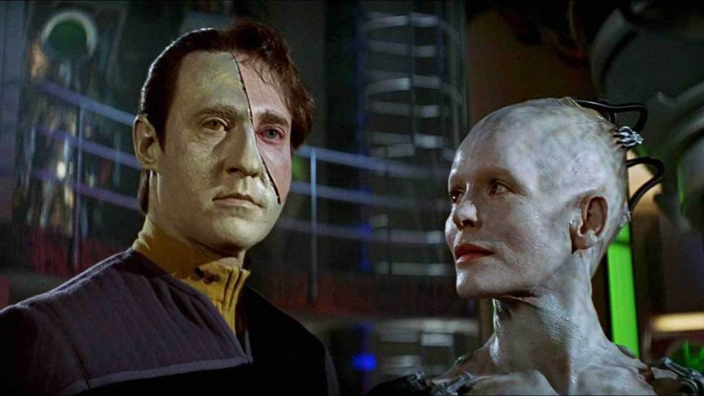Data and the Borg Queen