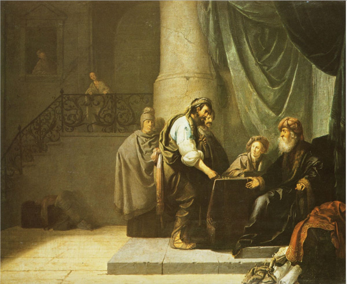 File:Willem de Poorter's The Parable of The Talents or Minas.png -  Wikimedia Commons