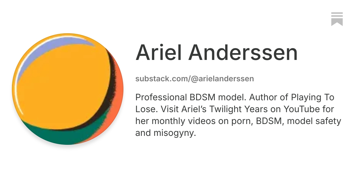 Ariel Anderssen | Substack