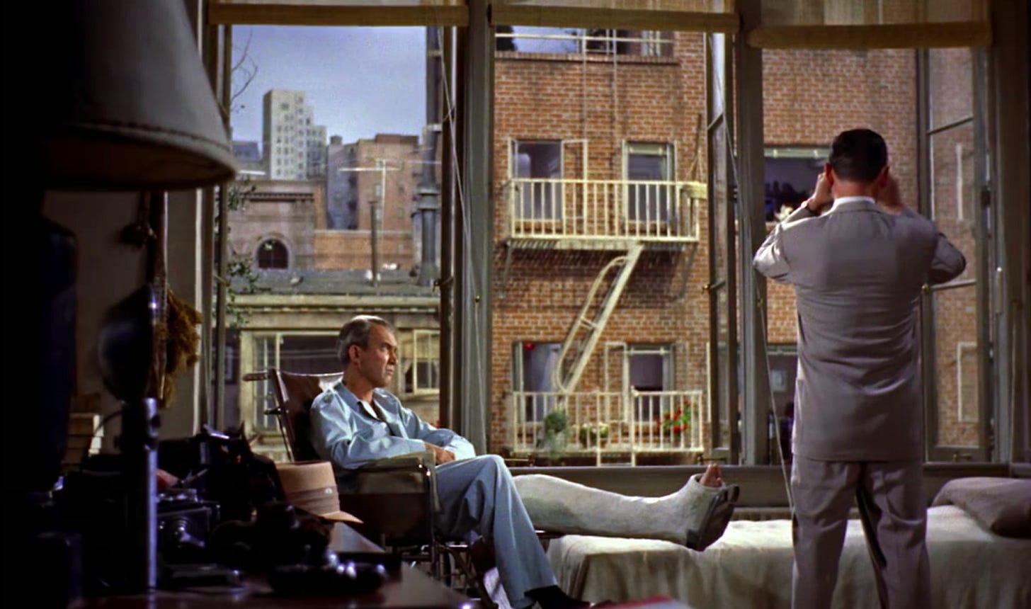The Architecture of Gazing in Alfred Hitchcock's Rear Window