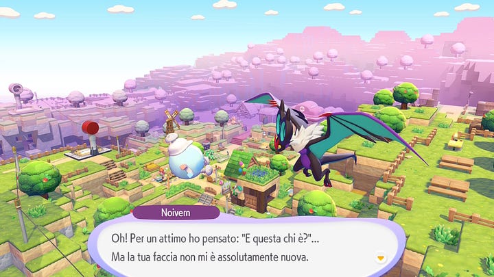 Dialoghi Pokémon Pokopia.