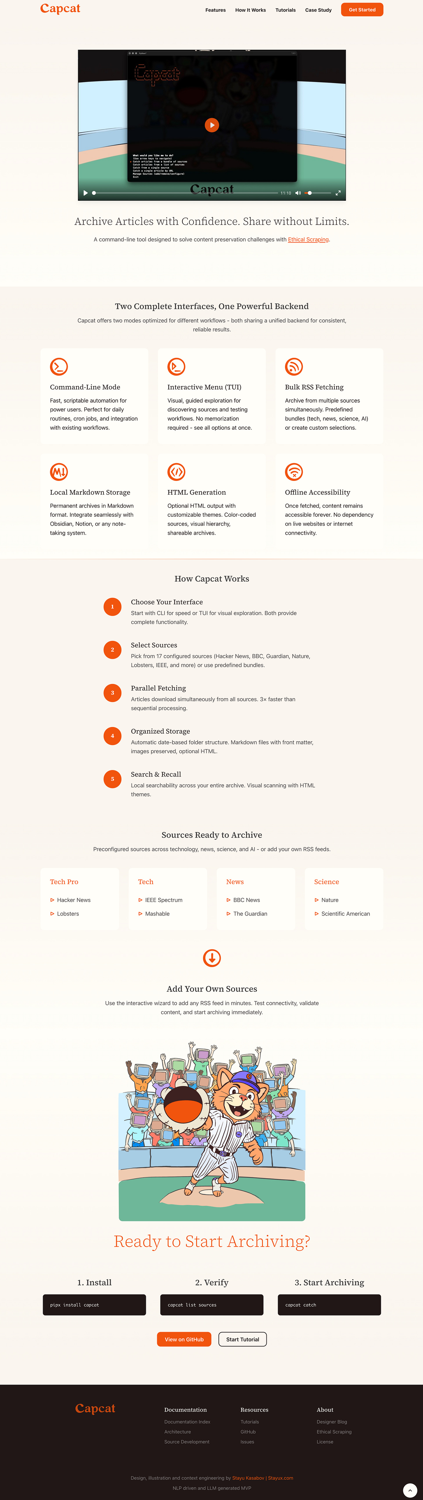 Product Website