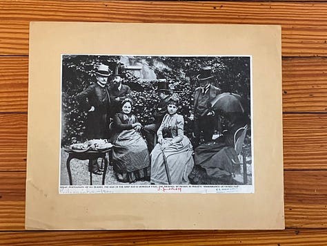 several images described in bullet points-- photos, collages, and a negative