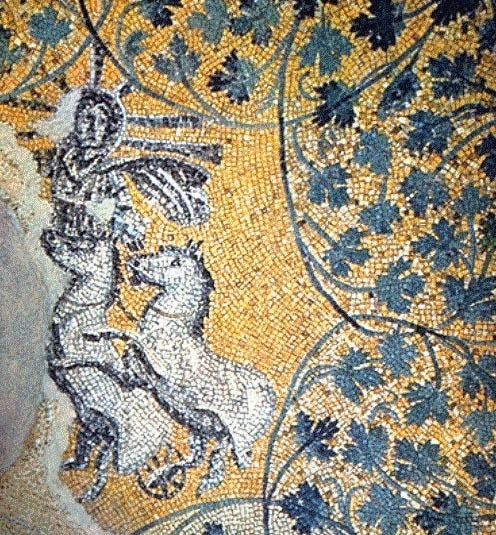 Christ as Sol Invictus 4th century Saint Paul outside the Walls, Rome When I studied early christian art, one of my... – @arthistoryftw-blog on Tumblr Christ as Sol Invictus 4th century Saint Paul outside the Walls, Rome When I studied early christian art, one of my... – @arthistoryftw-blog on Tumblr
