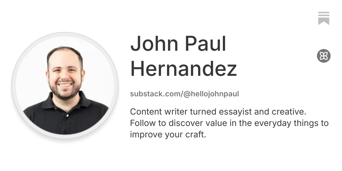 John Paul Hernandez | Substack