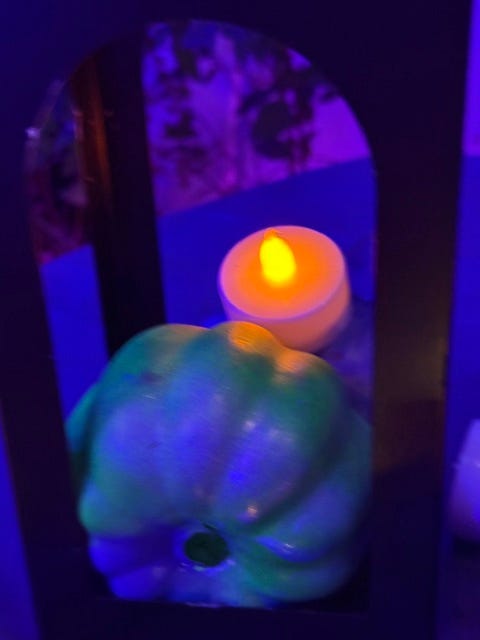 Pictures of the Glow Gourd Making Process