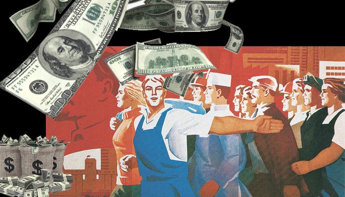 International Network: Comunismo, cittadini schiavi e $ 22 000 000 per i compagni esteri