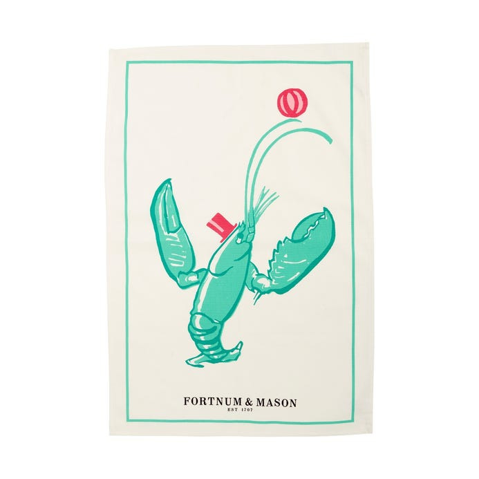 Lobster Cotton Tea Towel