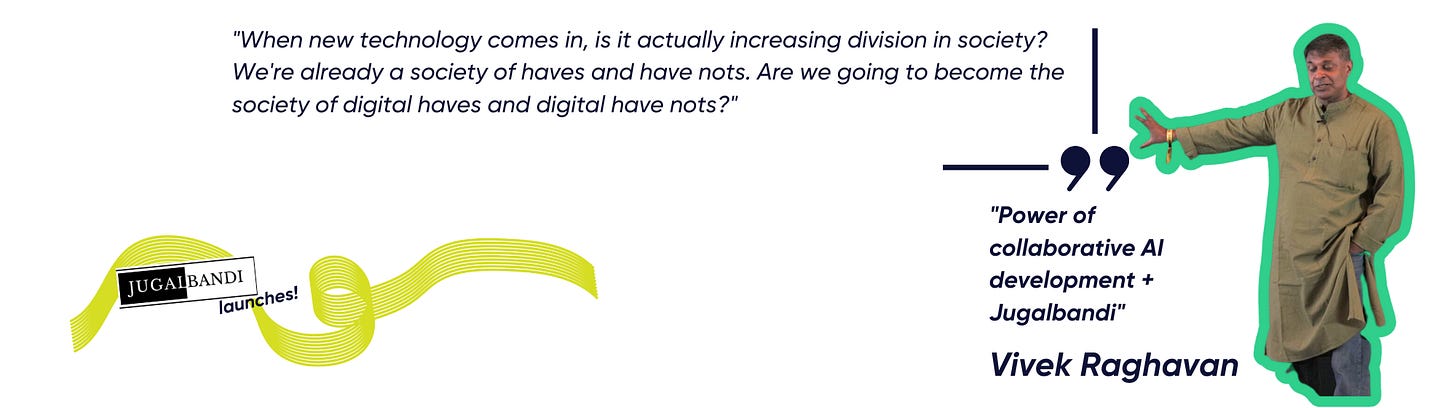 Vivek Raghavan, talking at the Summit, asking the question that when new technology comes in, does it actually increase division in society and if we are evolving to become a society of digital haves and have nots