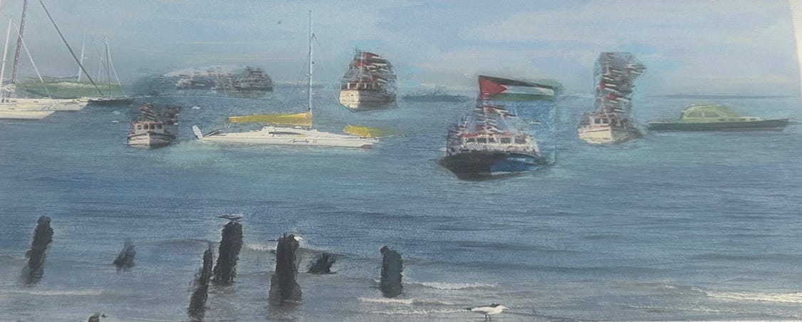 A group of boats in the water

AI-generated content may be incorrect.