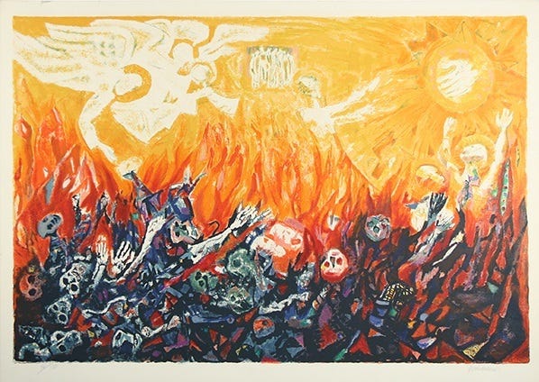 Valley of Dried Bones by Abraham Rattner