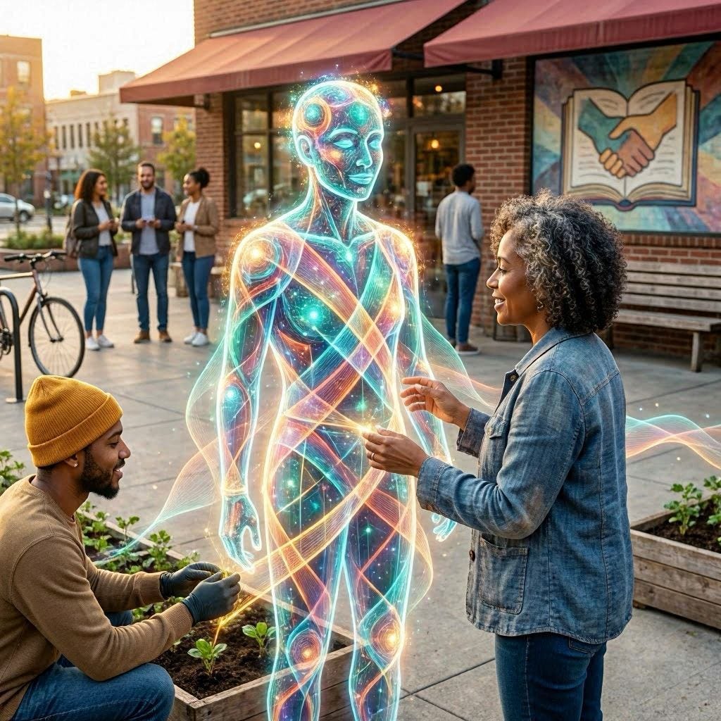 modren image of wokeness as a positive energy 