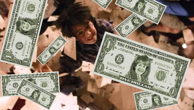 harry potter with barb bucks