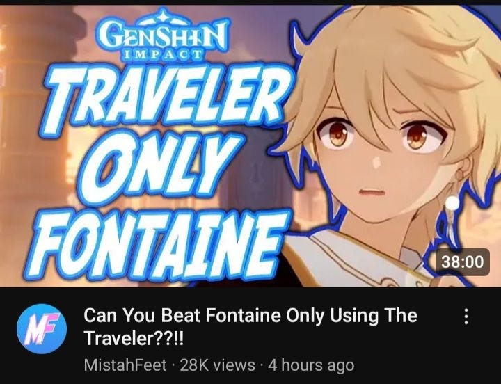 Is MistahFeet a Good YouTuber? Genshin Impact | HoYoLAB