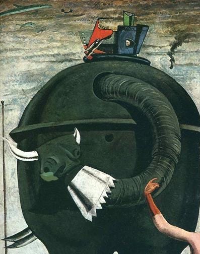The Elephant Celebes, 1921 - Max Ernst