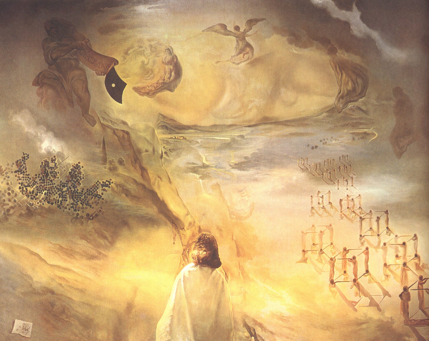 Galacidalacidesoxyribonucleicacid, Salvador Dali, 1963