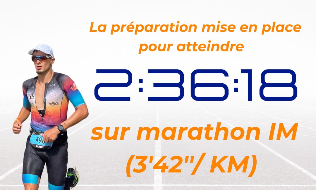 2:36:18 sur marathon IM, la préparation de Steven GALIBERT