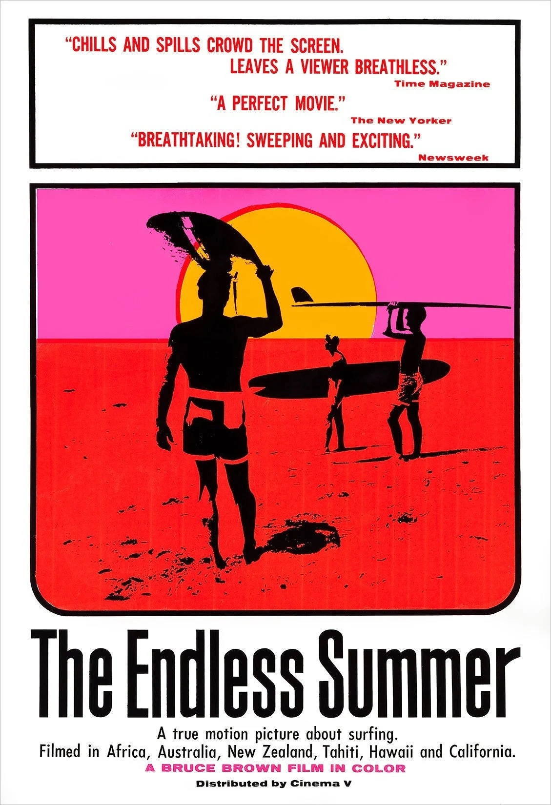 Movie poster for the 1966 film The Endless Summer