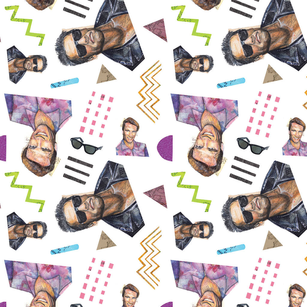 1980's Arnie Wrapping Paper, 5 of 10 1980's Arnie Wrapping Paper, 5 of 10