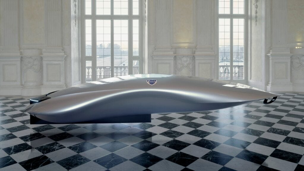 Galleria foto - Lancia Pu+Ra: la scultura anticipa il ritorno del marchio Foto 1