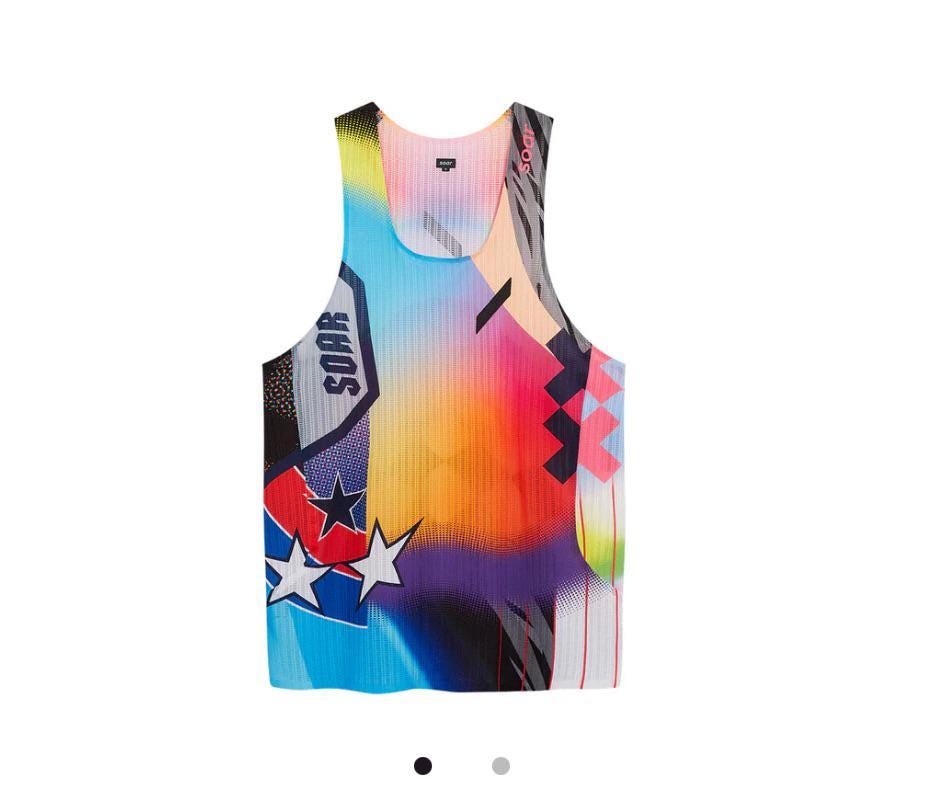 r/runningfashion - Just dropped: the SOAR singlet “Master Mix”