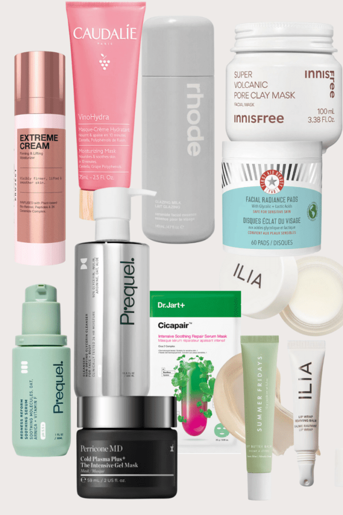 Top 9 skincare products that have drastically changed my skincare routine. These are my go-to skincare favorites for anyone with any sort of sensitivity, redness issues, and combination skin. 