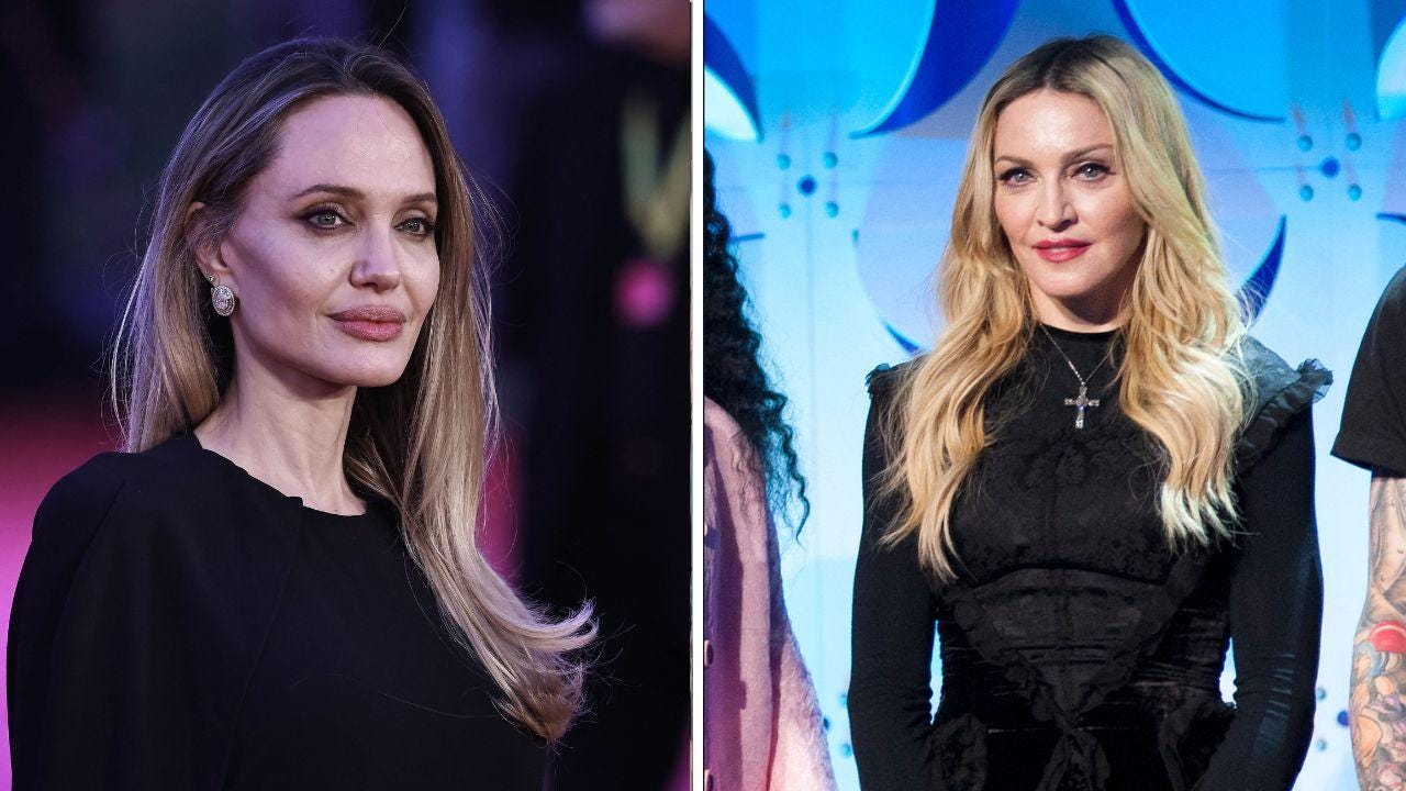 Image of Angelina Jolie, Madonna Image of Angelina Jolie, Madonna