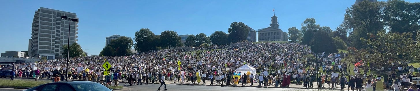 Nashville Tennessee State Capitol No Kings October 18th