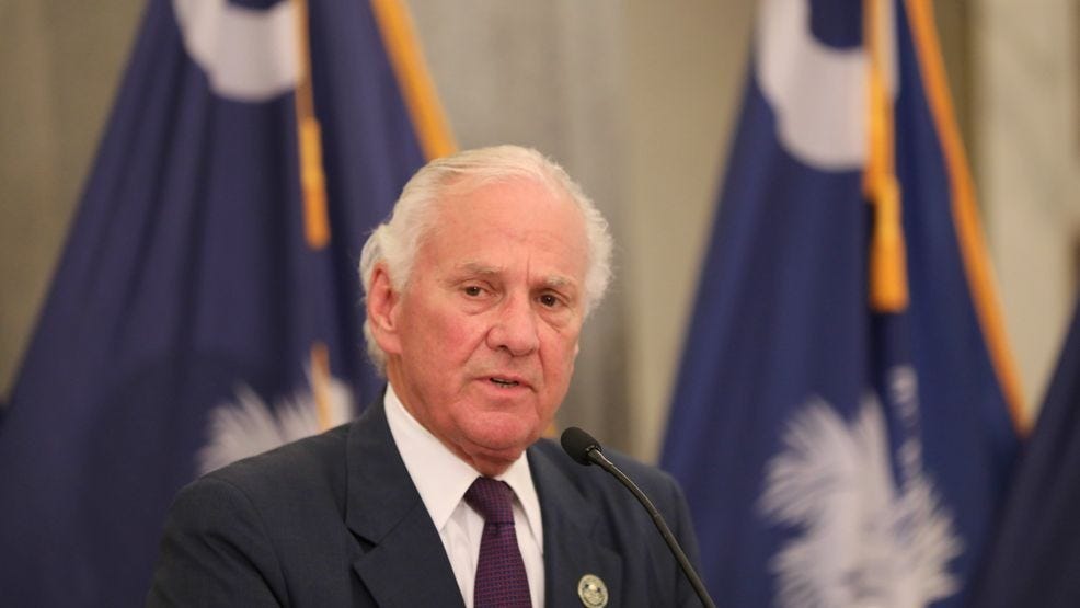 Republican South Carolina Gov. Henry McMaster speaks at a news conference about budget vetoes on Wednesday, June 4, 2025, in Columbia, S.C. (AP Photo/Jeffrey Collins) Republican South Carolina Gov. Henry McMaster speaks at a news conference about budget vetoes on Wednesday, June 4, 2025, in Columbia, S.C. (AP Photo/Jeffrey Collins)