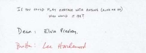 '... who would it be?'