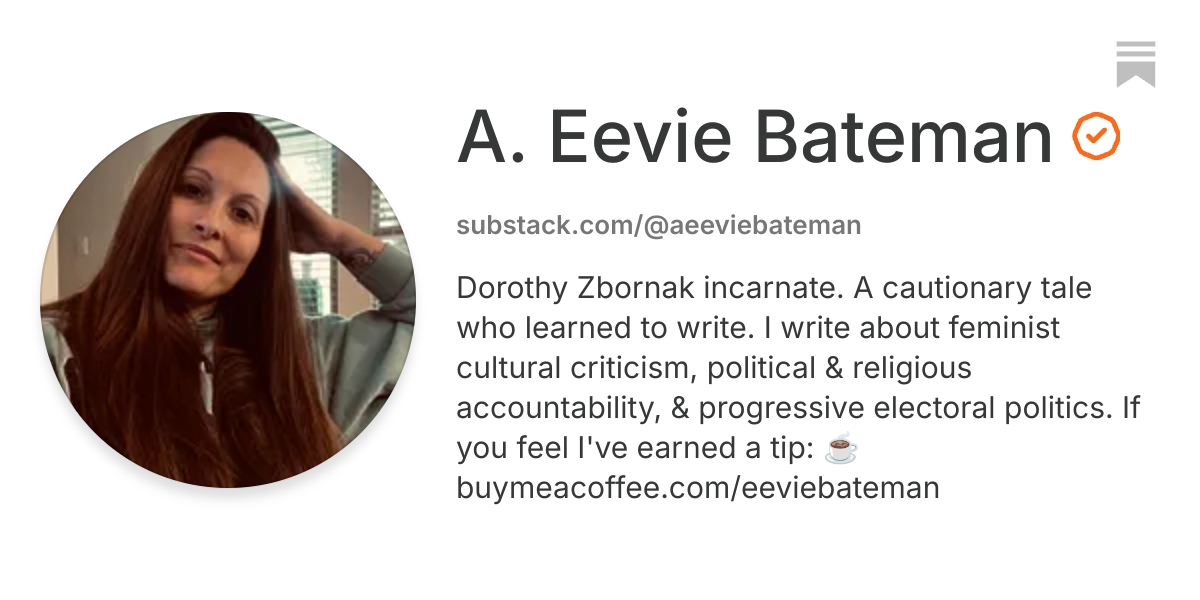 A. Eevie Bateman | Substack
