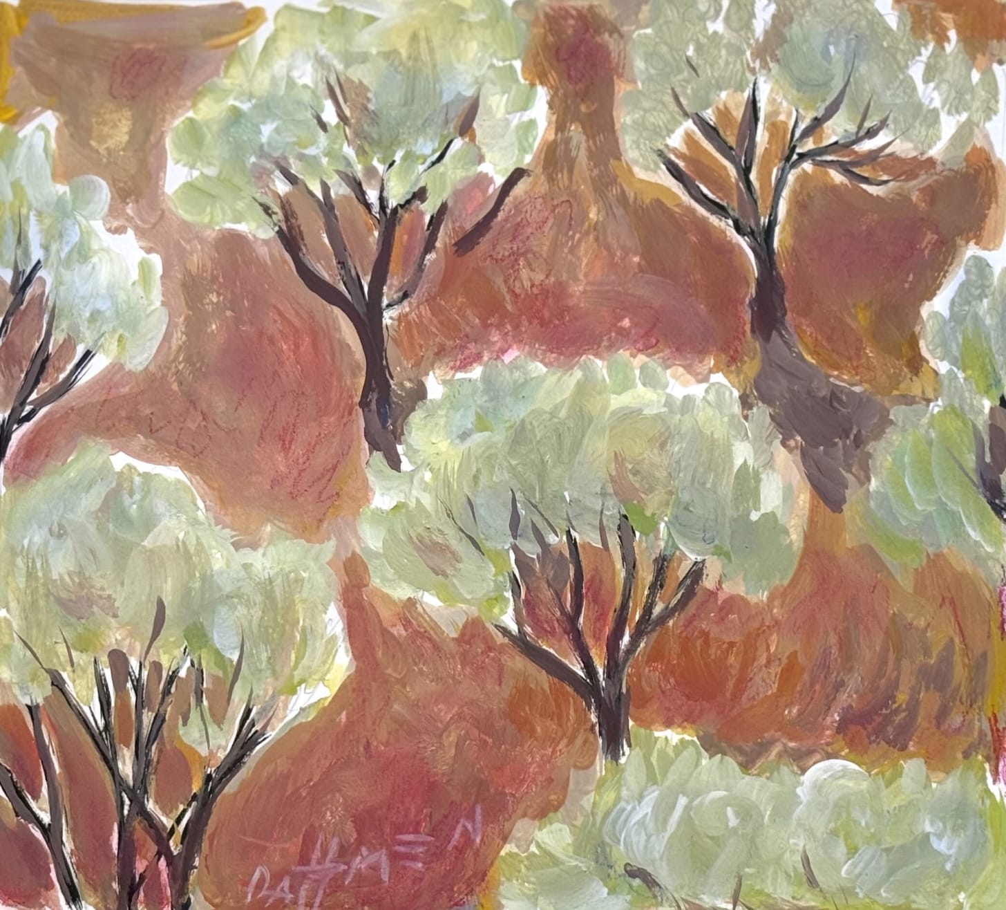 Untitled (Field of Trees) by Jane Dahmen
