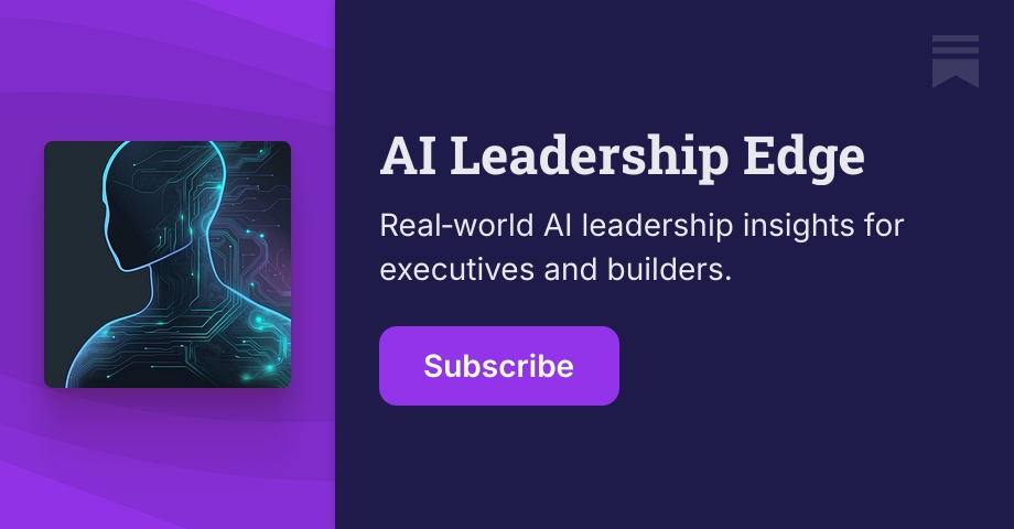 AI Leadership Edge | Nick Talwar | Substack