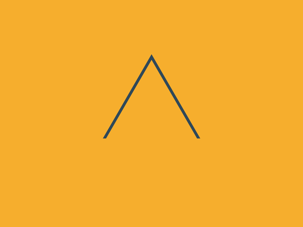 yellow background with a blue half triangle in the middle yellow background with a blue half triangle in the middle