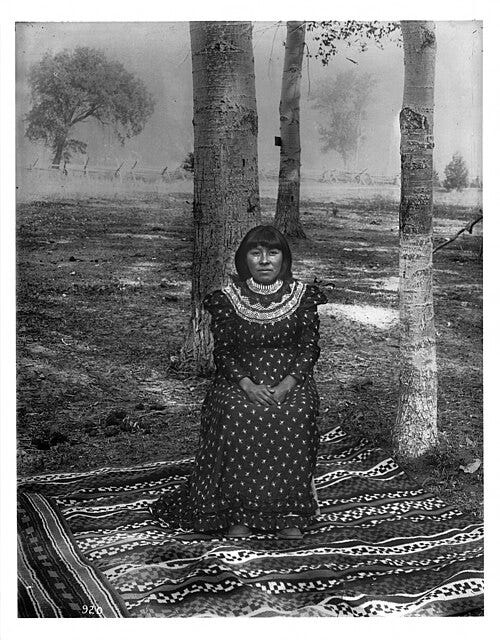 File:Western-educated Paiute indian girl, Yosemite Valley, 1902 (CHS-920).jpg