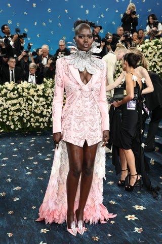 Image may contain Lupita Nyong'o Joshua Bloch Elinor Ostrom Chen Yang Thaddeus Lewis Fred Sherry Person and Clothing