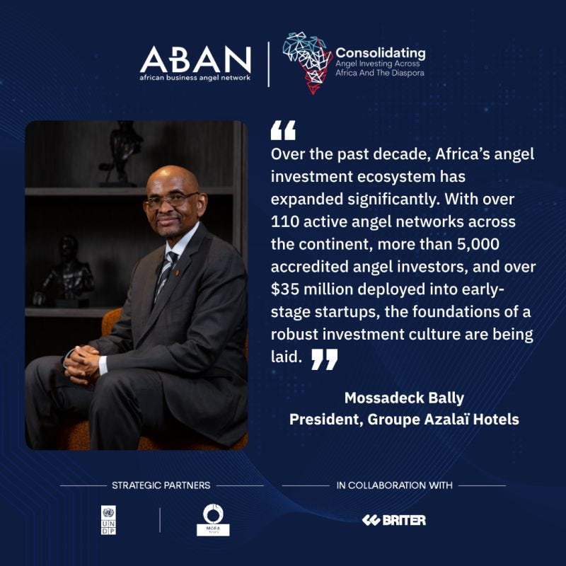 The 2025 ABAN Angel Investment Report offers a timely, data-driven account of where Africa's angel investment landscape stands today: its momentum, its gaps, and the opportunities that remain… | ABAN The 2025 ABAN Angel Investment Report offers a timely, data-driven account of where Africa's angel investment landscape stands today: its momentum, its gaps, and the opportunities that remain… | ABAN